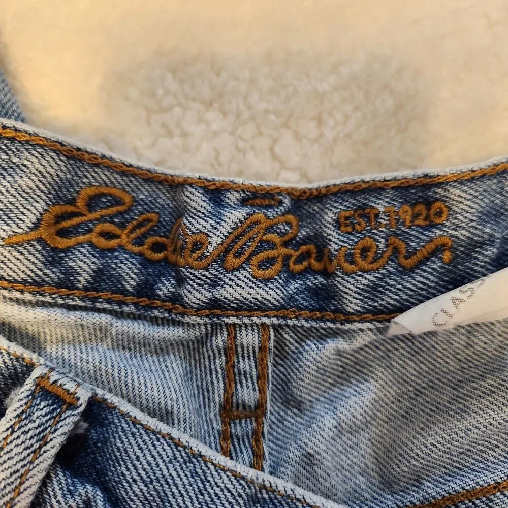 Vintage Eddie Bauer Jeans Mens 34x29* Classic Fit Straight Denim Workwear